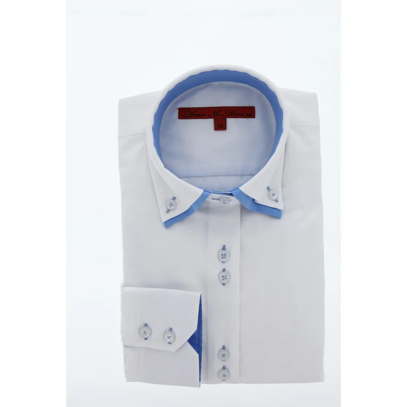 Chemise femme double col coupe cintrée DOBLA Andrew Mac Allister