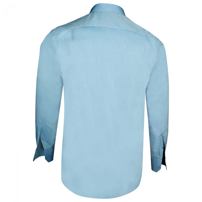 Chemise homme grande taille popeline coupe droite TRADITIONNELLE Doublissimo