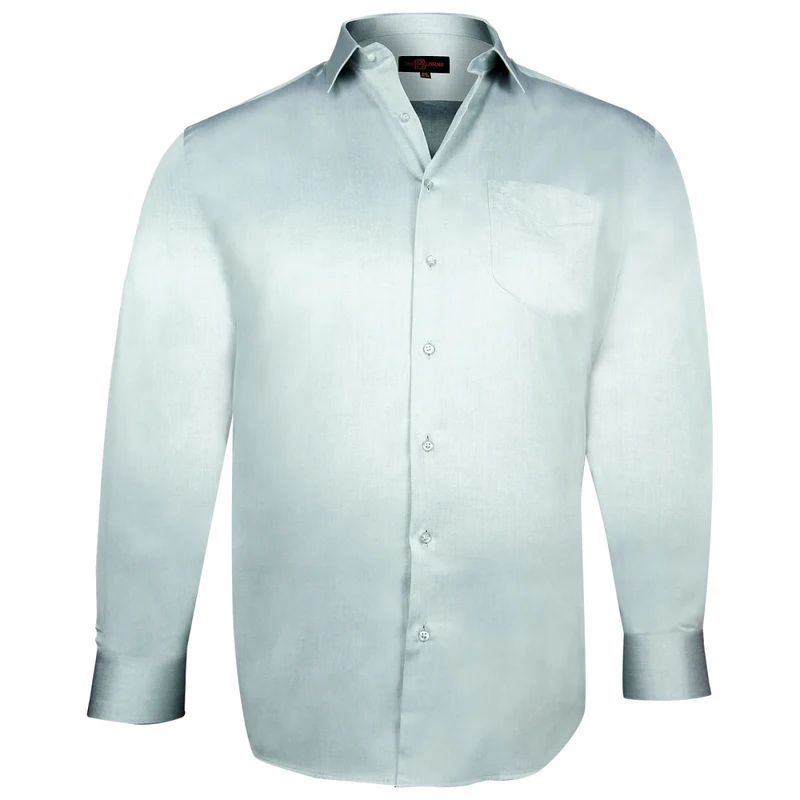 Chemise homme grande taille popeline coupe droite TRADITIONNELLE Doublissimo