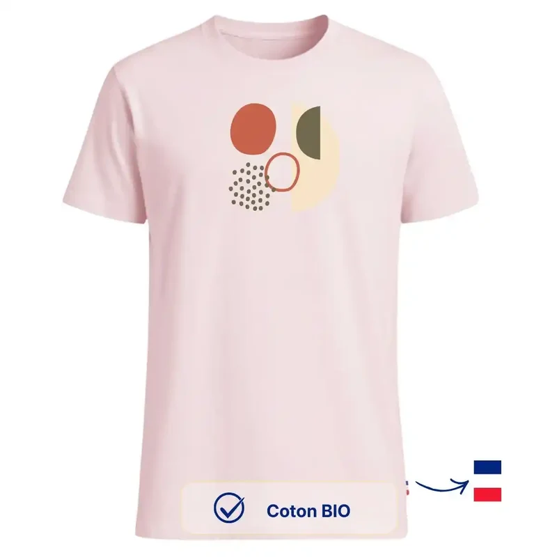 T-shirt Homme Rose clair | TERRA