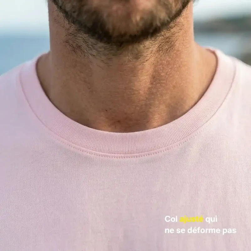 T-shirt Homme Rose clair | ROAD TRIP