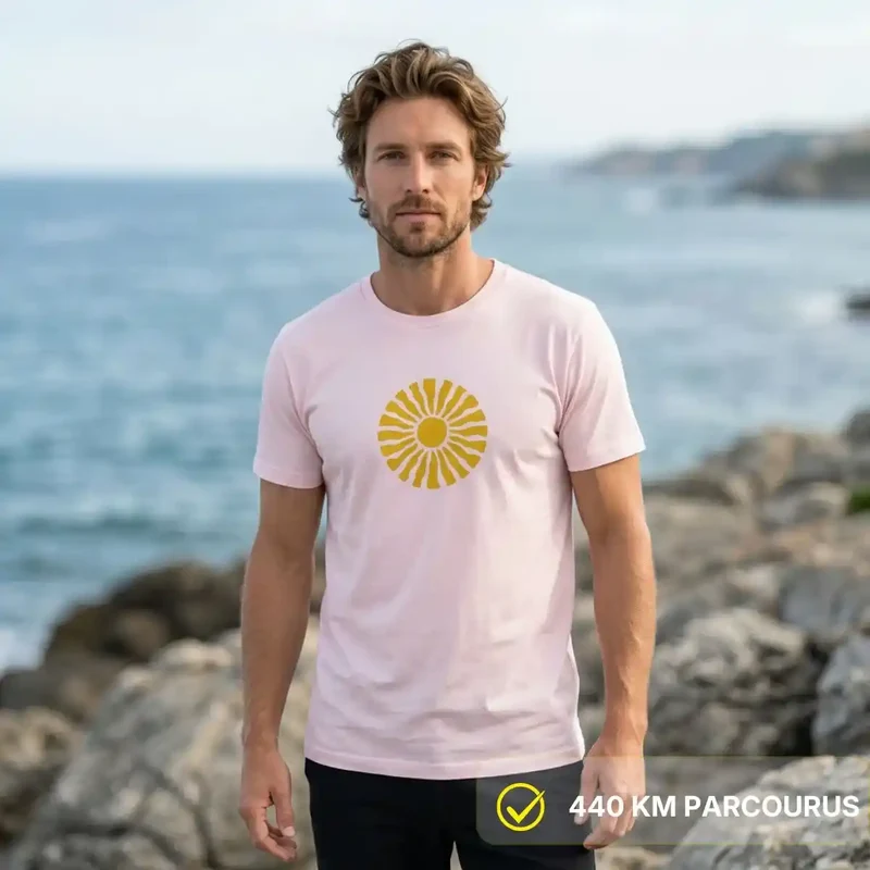 T-shirt Homme Rose clair | SOLEA