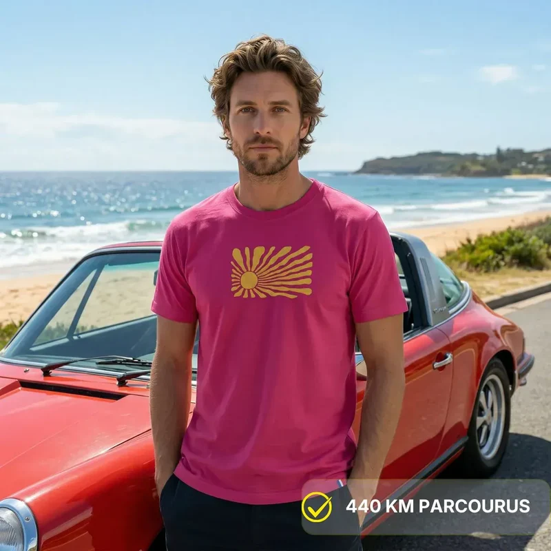 T-shirt Homme Rose Fuchsia | EVEIL