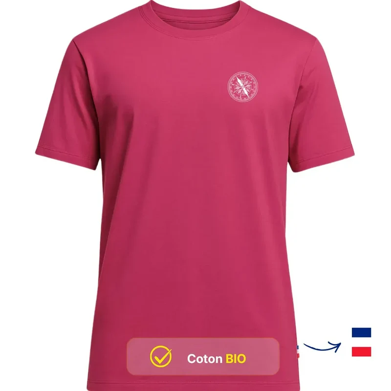 T-shirt Homme Rose Fuchsia | ROSE DES VENTS
