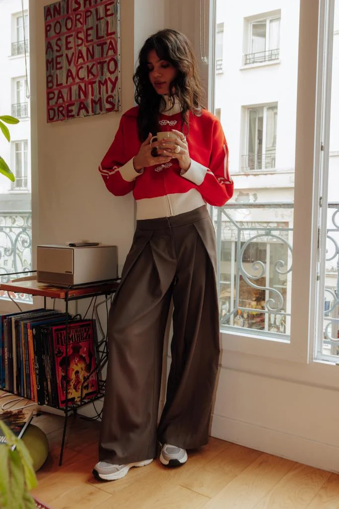 Pantalon city avec plis devant