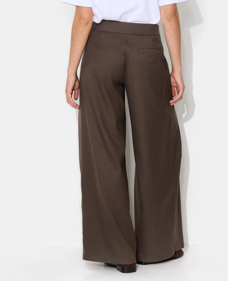 Pantalon city avec plis devant