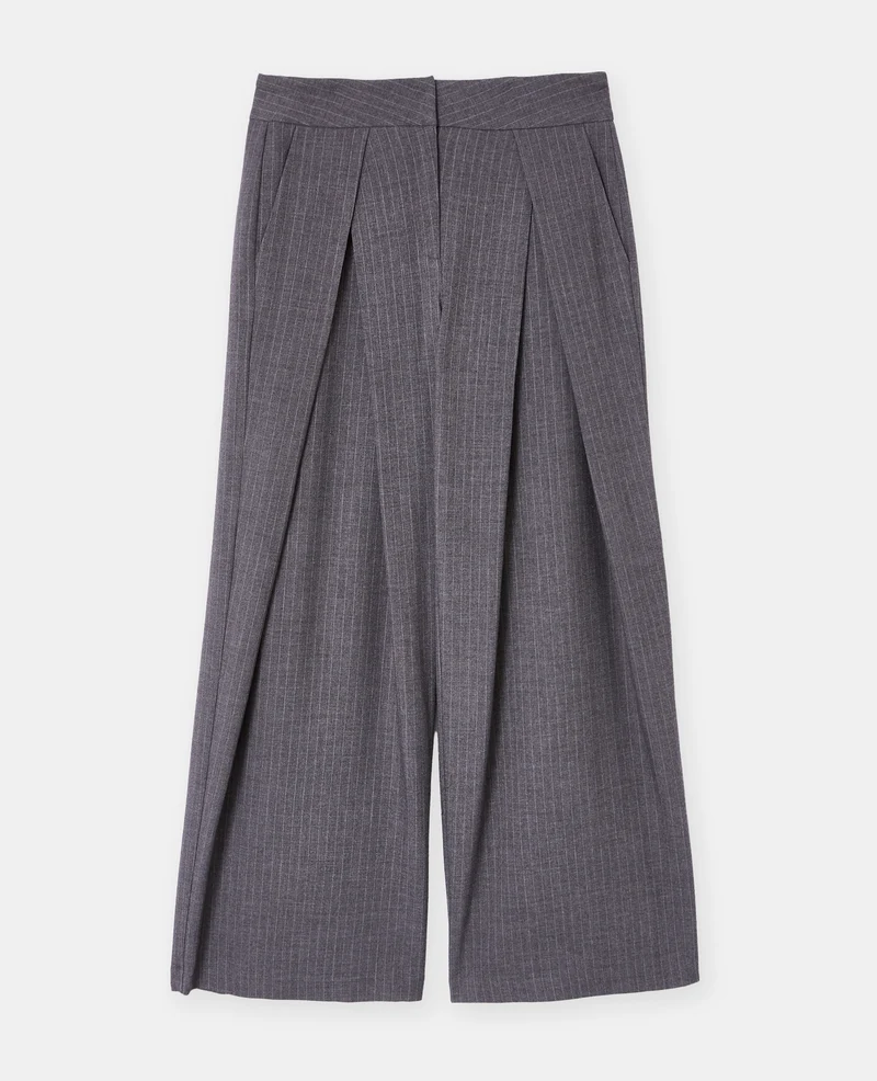 Pantalon city avec plis devant