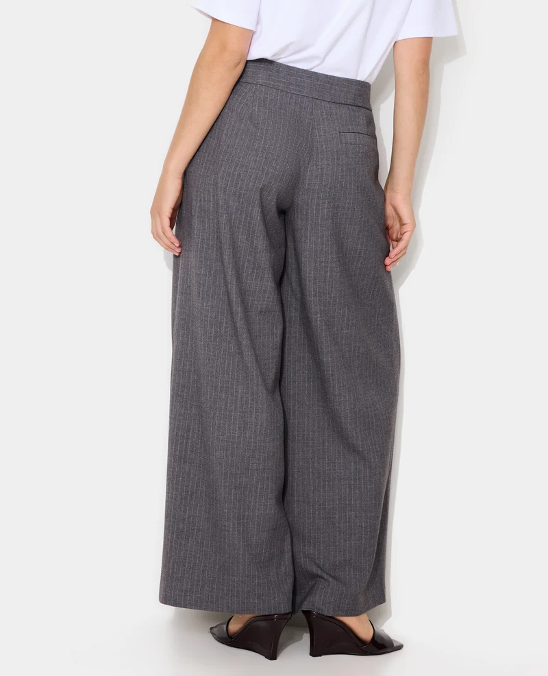 Pantalon city avec plis devant
