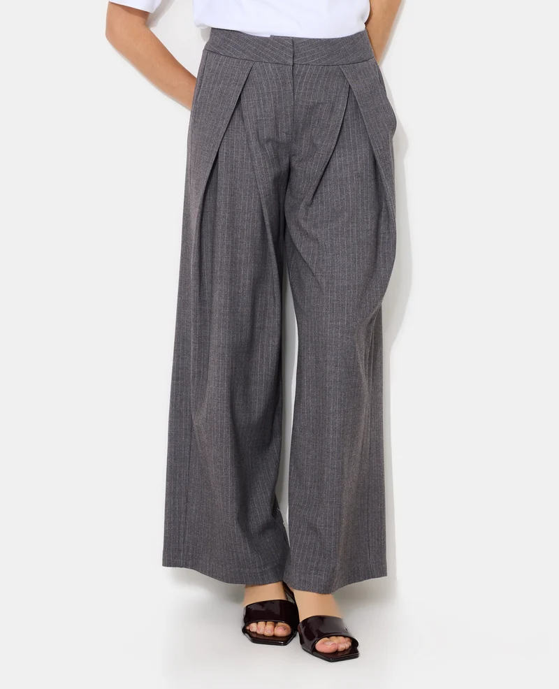 Pantalon city avec plis devant