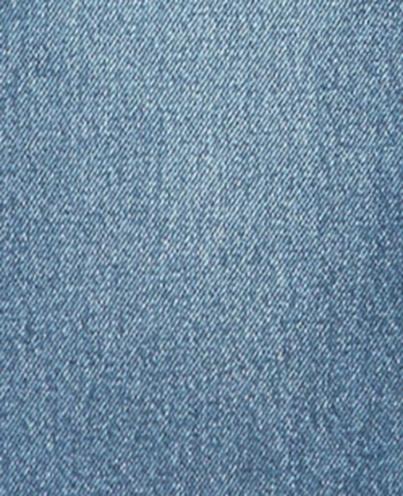 Jean straight taille haute bas coupés