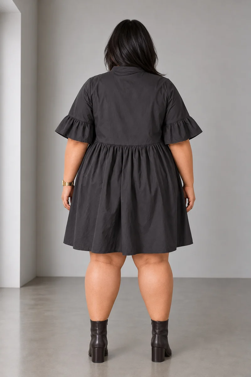 Coven|Cotton Tiered Shift Dress