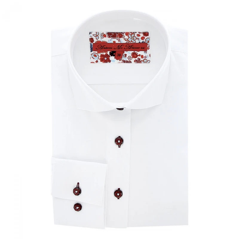 Chemise femme blanche coupe cintrée CITY Andrew Mac Allister