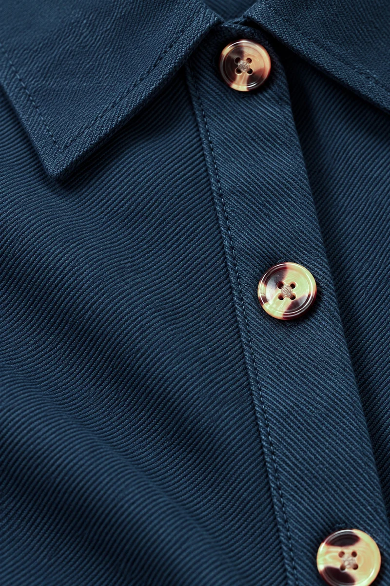 Covina|Viscose Aline Shirt Dress