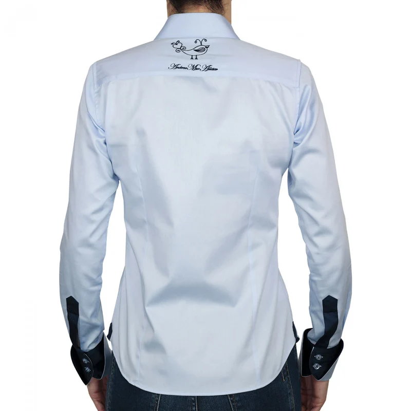 Chemise femme brodée coupe cintrée LOVE Andrew Mac Allister