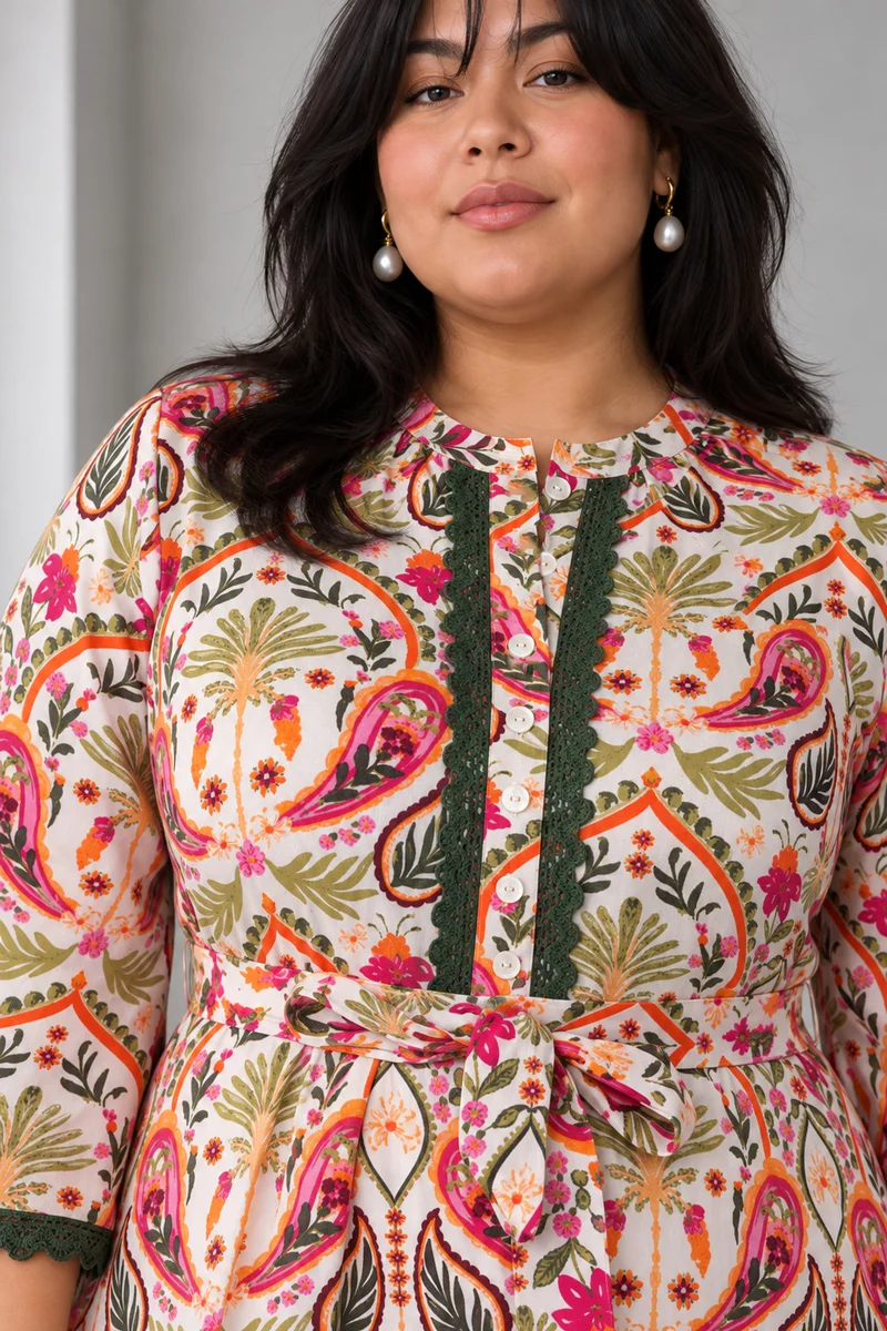 Nisca|Cotton Tiered Mini Dress