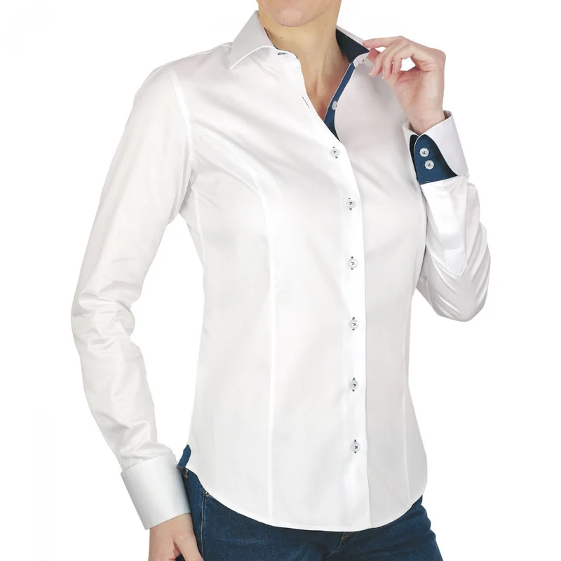 Chemise femme brodée coupe cintrée UBIQUITY Andrew Mac Allister