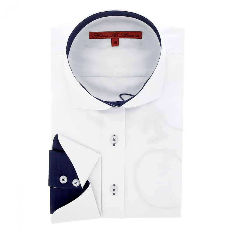 Chemise femme brodée coupe cintrée UBIQUITY Andrew Mac Allister