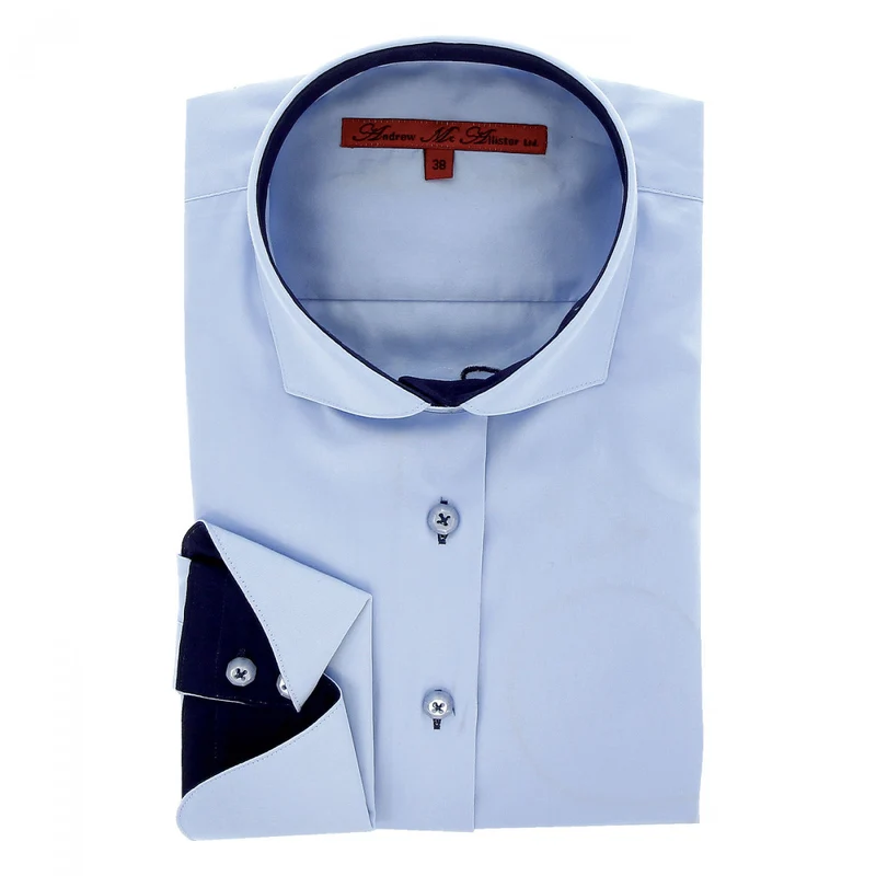 Chemise femme brodée coupe cintrée UBIQUITY Andrew Mac Allister