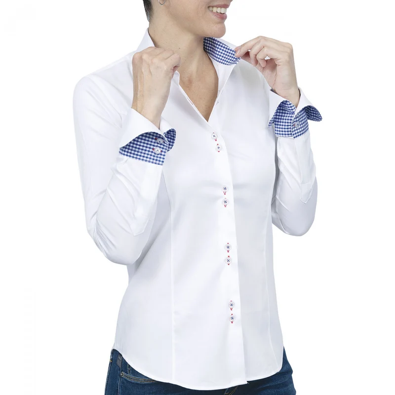 Chemise femme napolitaine coupe cintrée CARLYN Andrew Mac Allister