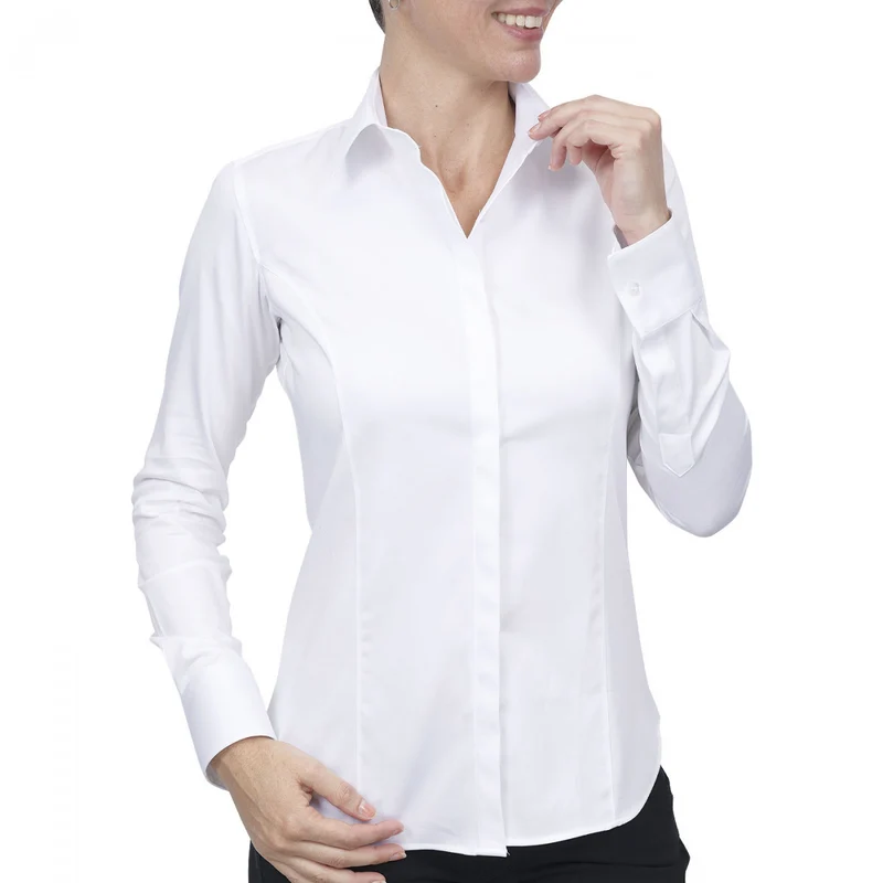 Chemise femme mousquetaire coupe cintrée Margaret Andrew Mac Allister
