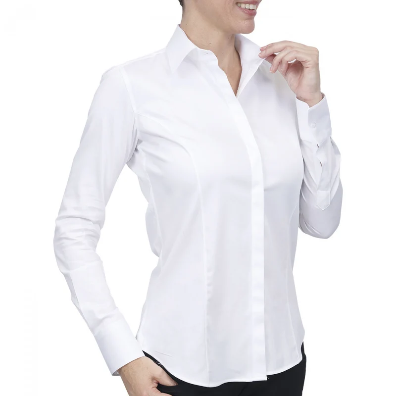 Chemise femme mousquetaire coupe cintrée Margaret Andrew Mac Allister