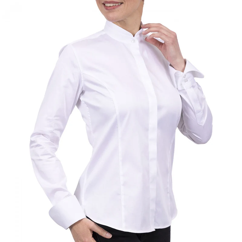 Chemise femme col mao coupe cintrée CELIA Andrew Mac Allister