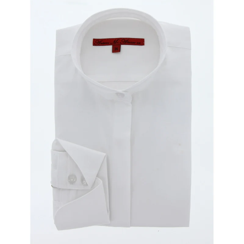Chemise femme col mao coupe cintrée CELIA Andrew Mac Allister