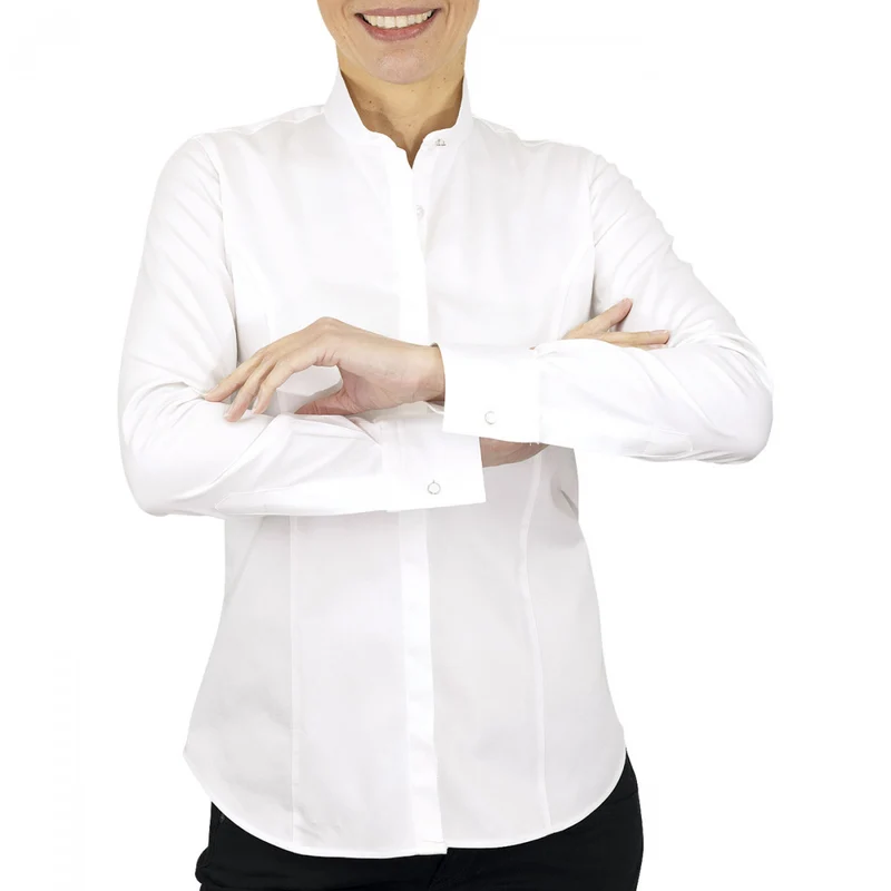 Chemise femme col mao coupe cintrée CHIARA Andrew Mac Allister