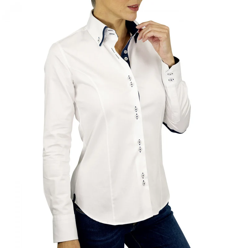 Chemise femme à coudièress coupe cintrée KERRY Andrew Mac Allister