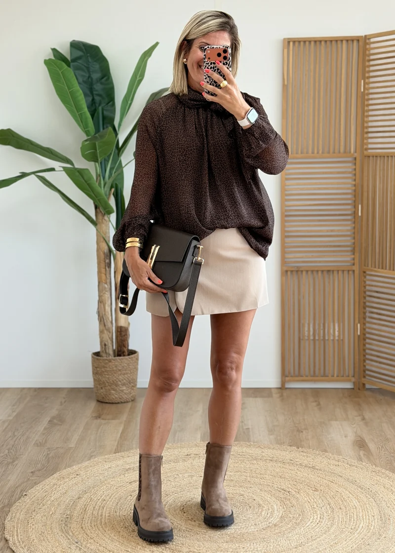 Jupe Short Taille Haute -