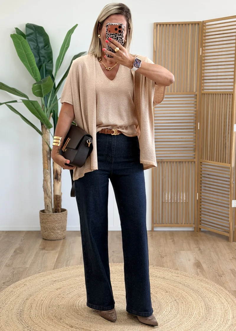Gilet Lurex Irisé