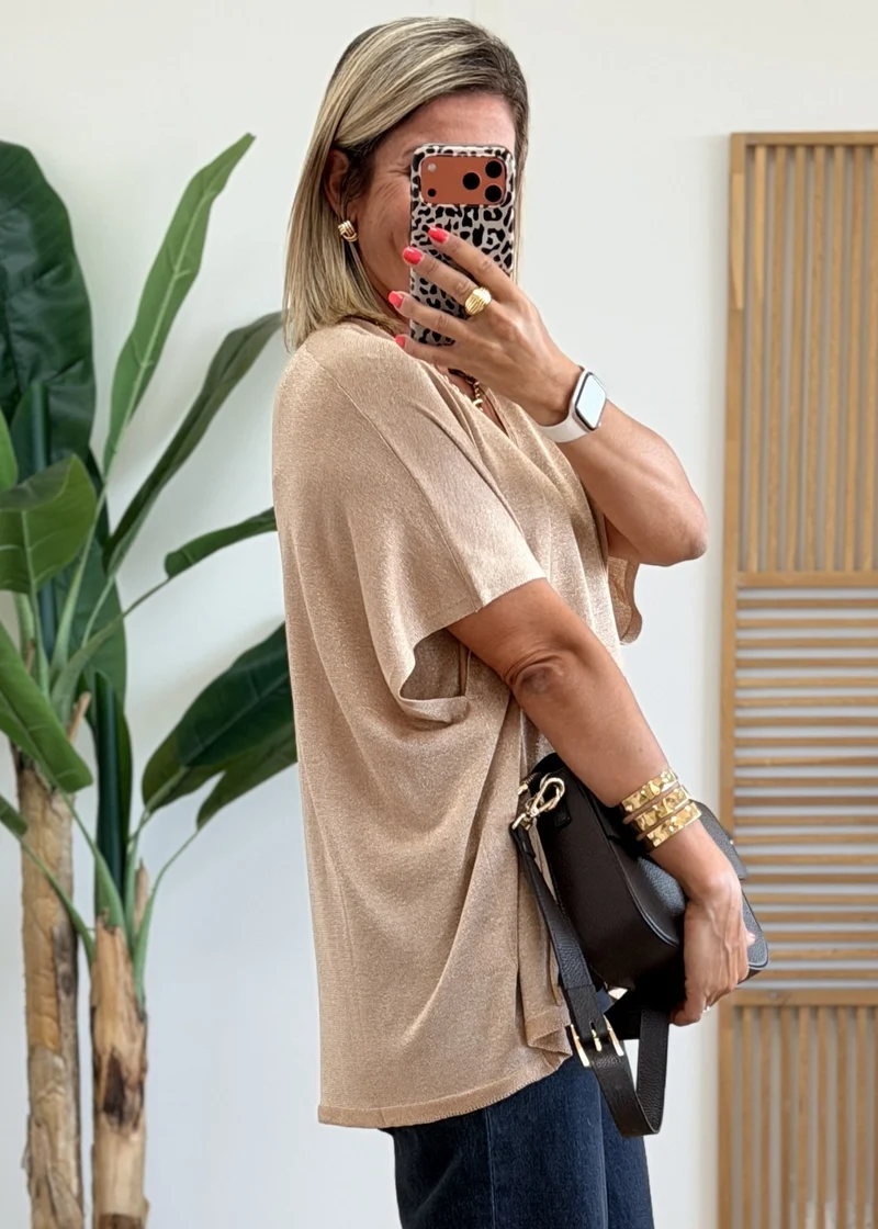 Gilet Lurex Irisé