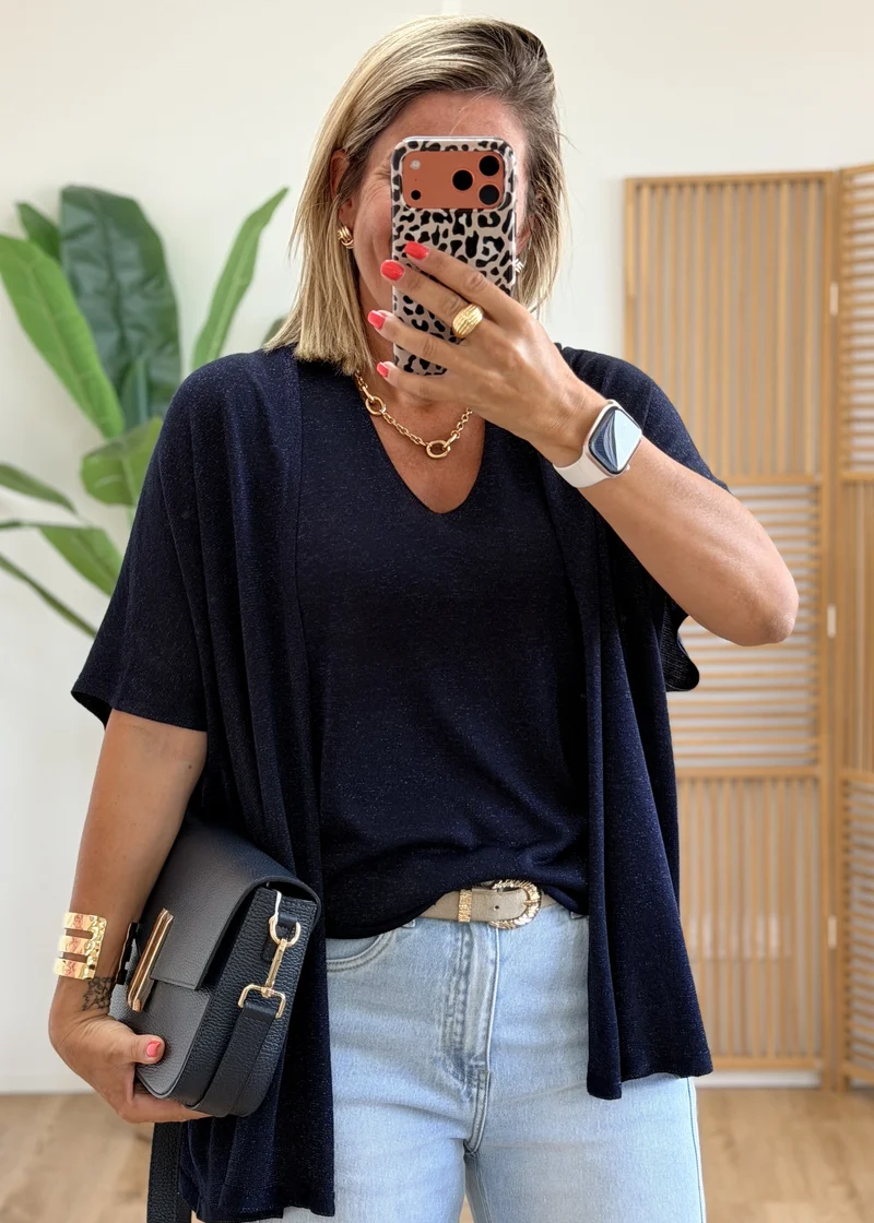 Gilet Lurex Irisé