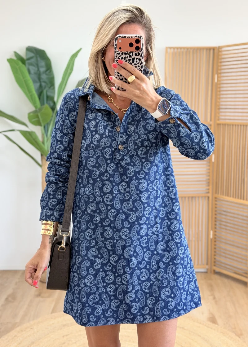 Robe Chemise en Jeans