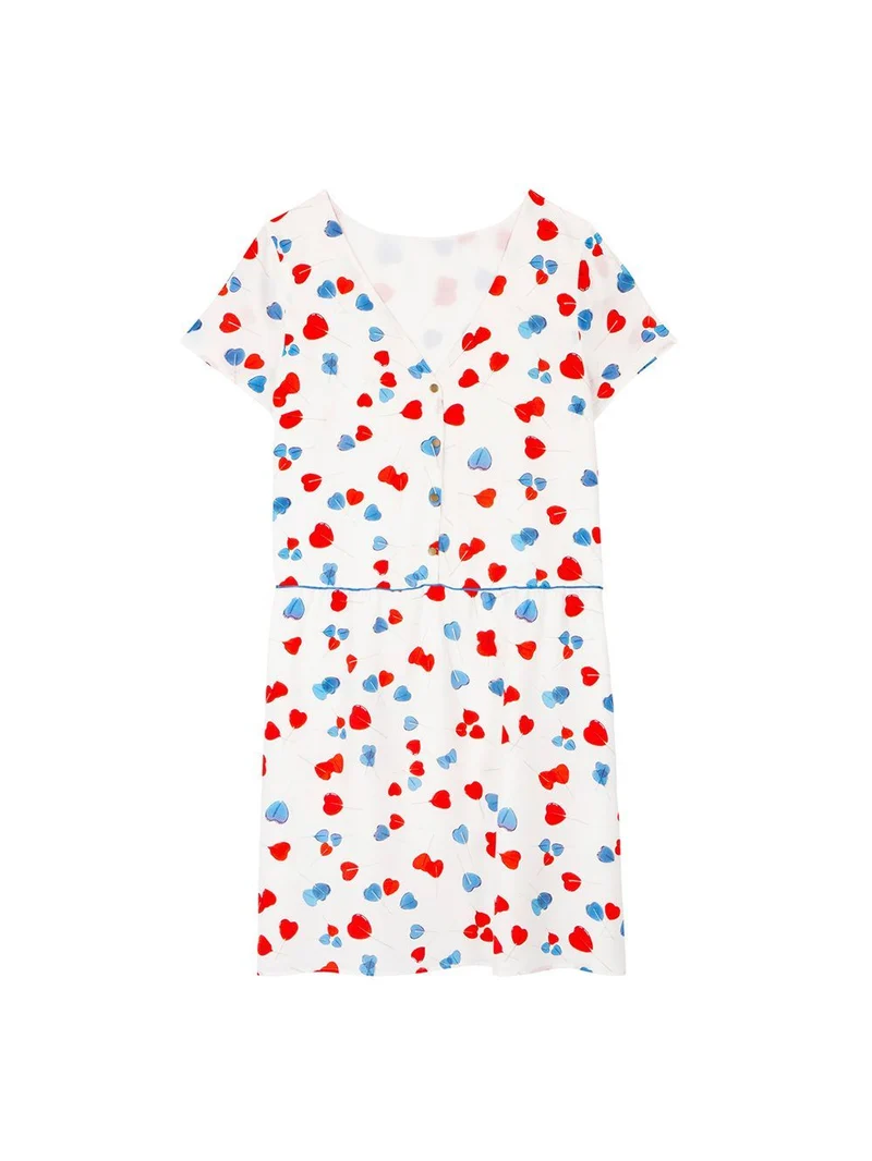 Robe T-shirt en soie coton Les Sucettes