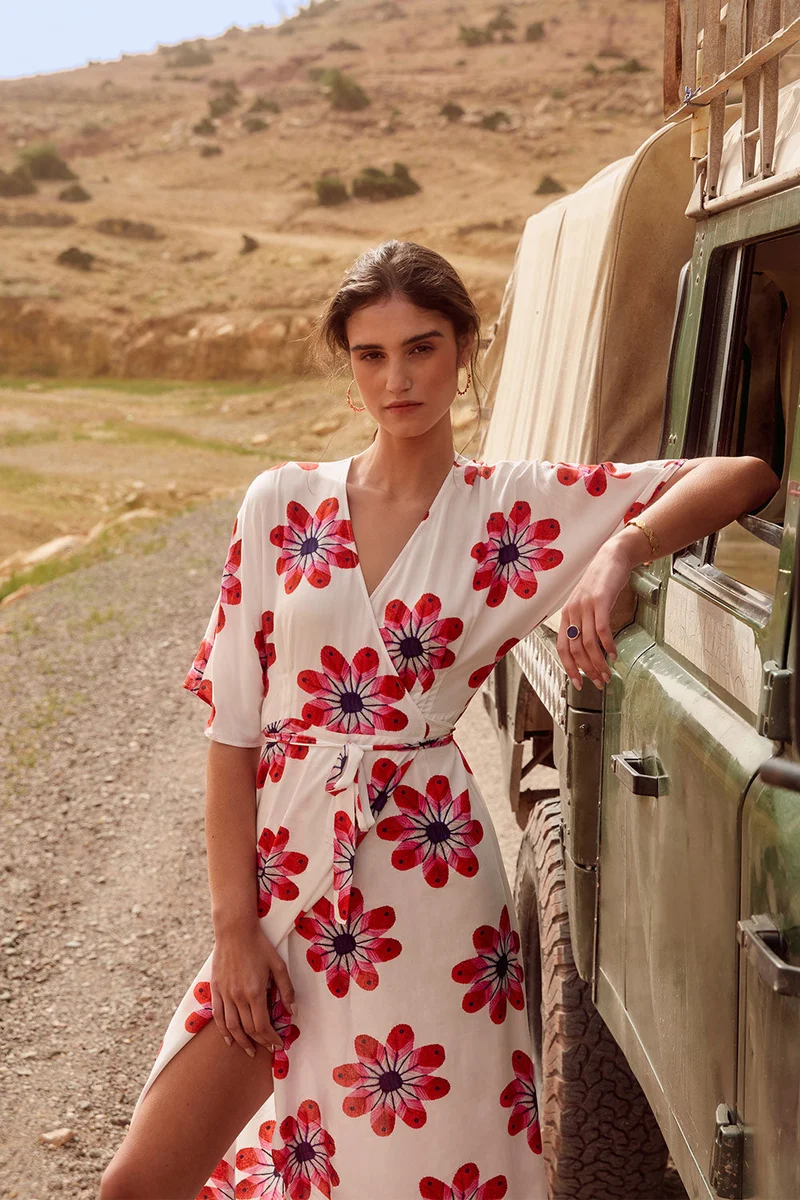 Robe Kimono imprimé Sicuani