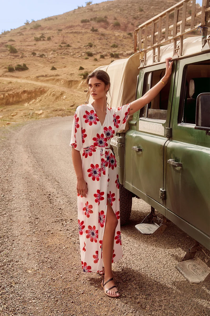 Robe Kimono imprimé Sicuani