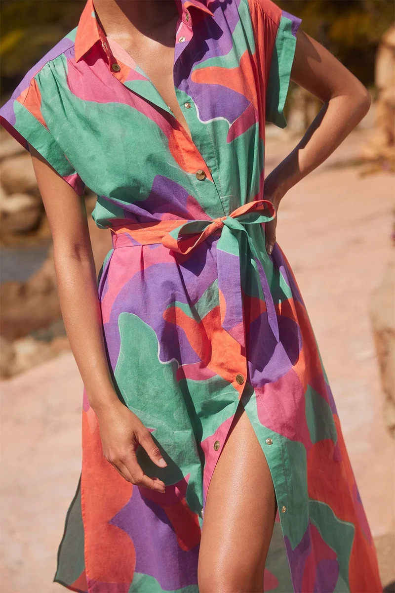 Robe Riviera en coton L'Envol