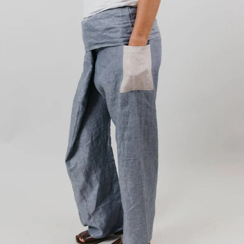 PATRON DE COUTURE PDF | 161 Pantalon de pêcheur thaïlandais | Folkwear | UNISEXE