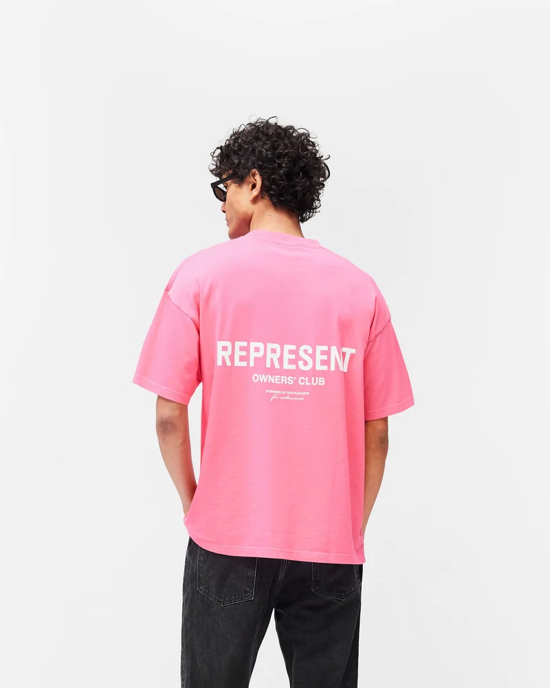 Represent Owners Club T-Shirt - Bubblegum Pink