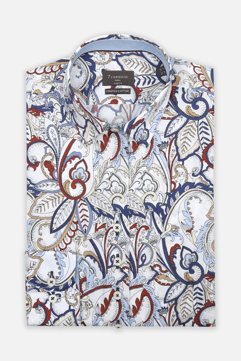 Sport Poplin Stretch Women’s Shirt White Blue