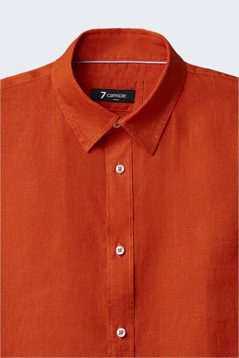 Beatrice Sport Linen Women’s Shirt Orange