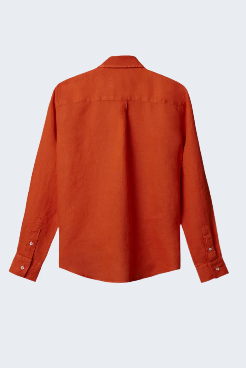 Beatrice Sport Linen Women’s Shirt Orange