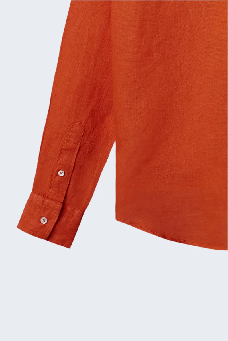 Beatrice Sport Linen Women’s Shirt Orange