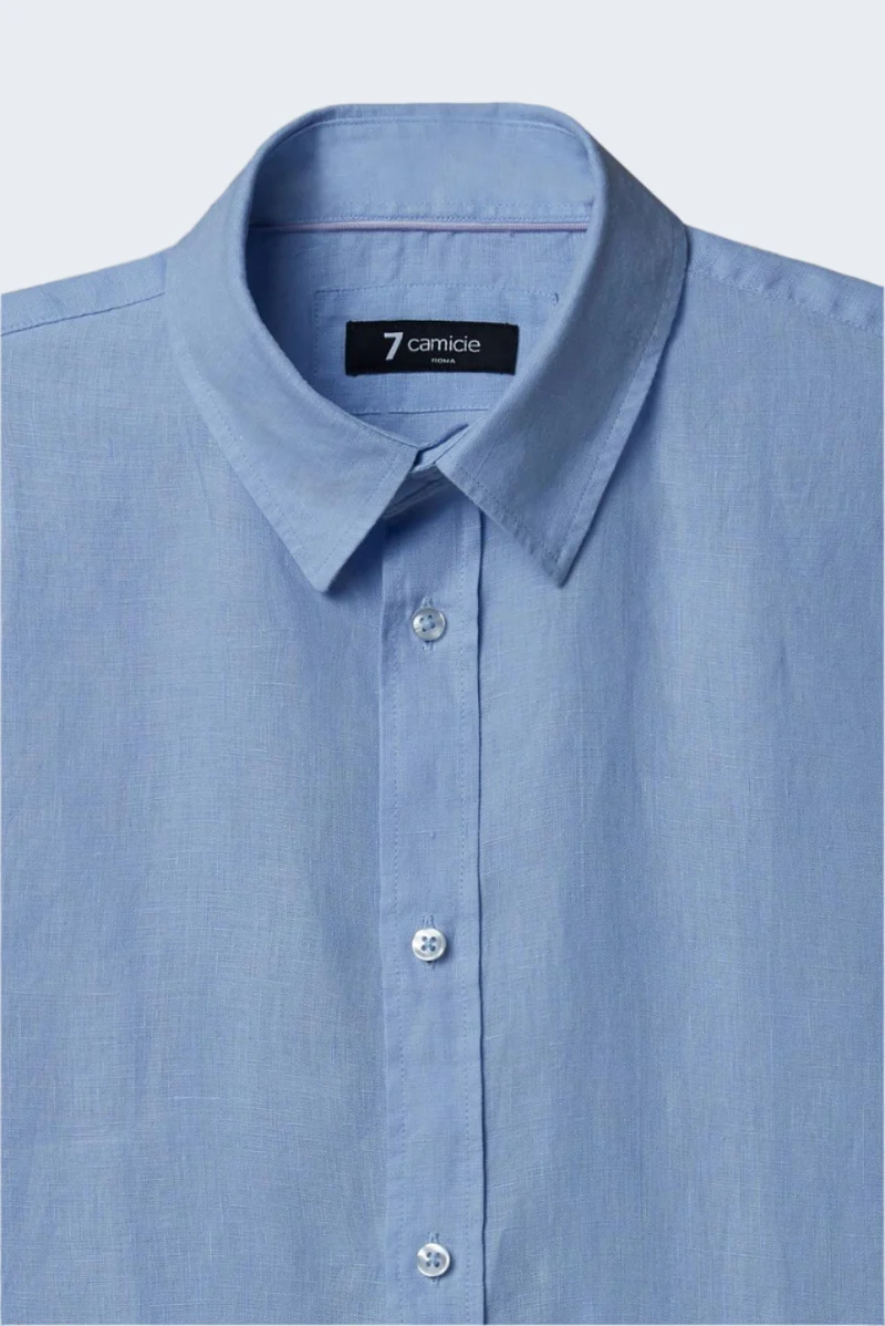 Beatrice Sport Linen Women’s Shirt Light Blue
