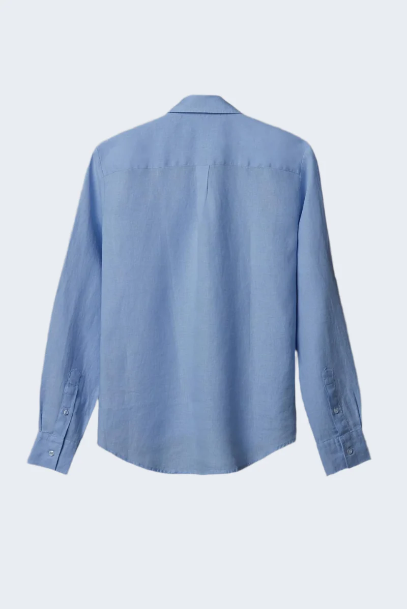 Beatrice Sport Linen Women’s Shirt Light Blue