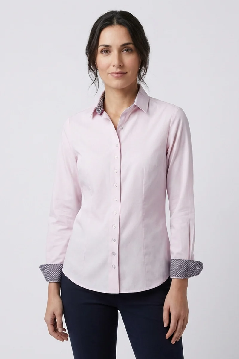 Beatrice Sport Poplin Stretch Women’s Shirt Pink