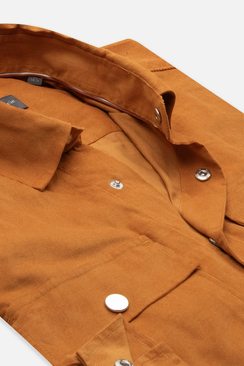 Sport Velvet Man Shirt Yellow
