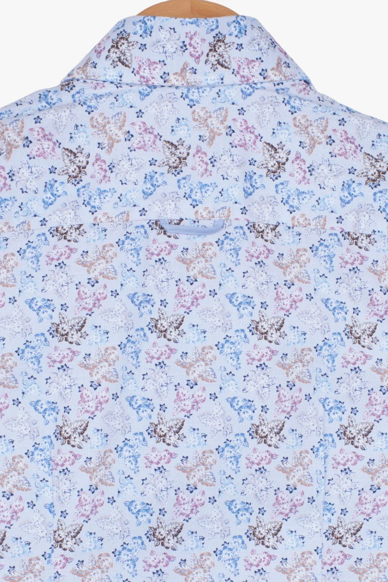 Silvia Iconic Poplin Women’s Shirt White Blue