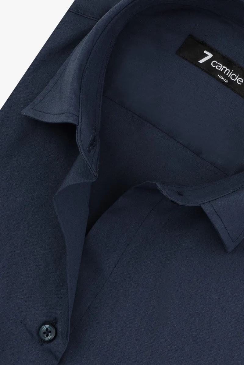 Linda Essentials Poplin Stretch Women Shirt Blue